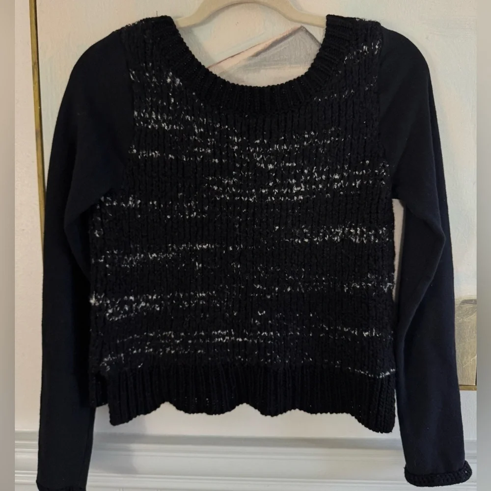 Free People Magic Rose Sweater Knit Red Black Green Size Medium - Picture 7 of 8